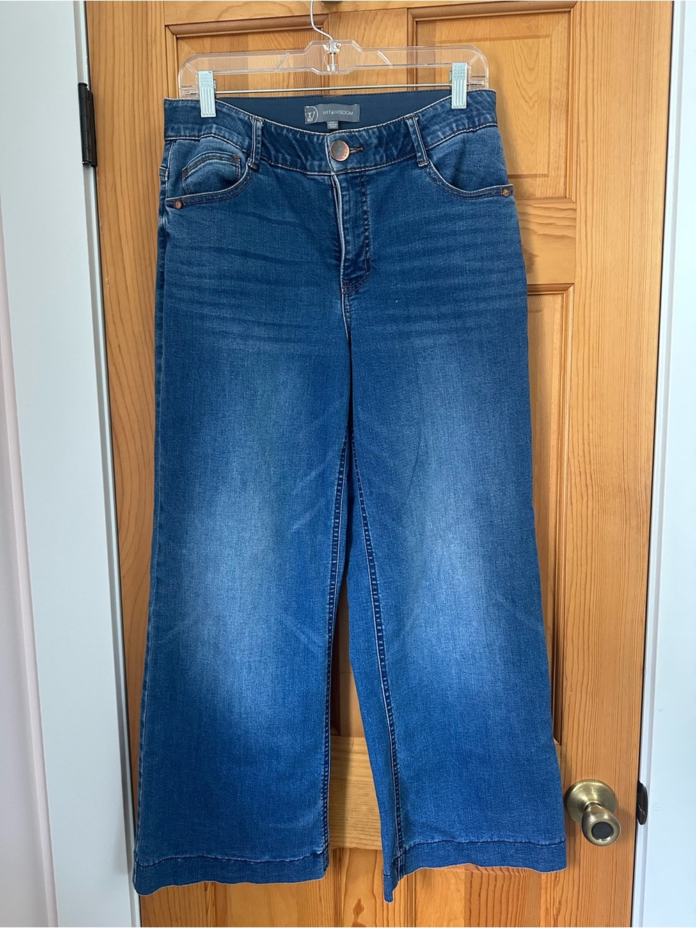 Wit & Wisdom “Ab Solution” High Waist Wide Leg Women’s Jeans - size 10 P